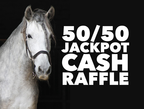 50/50 CASH JACKPOT RAFFLE AB - Horse Rescue Fund